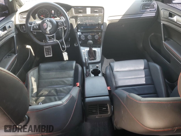2019 Volkswagen Golf GTI S with VIN 3VW6T7AU6KM000397, listed as a Copart auction lot 66468694 with 56,857 mi miles and Salvage Title. Bid and sale history available at carsss.com. Image 8.