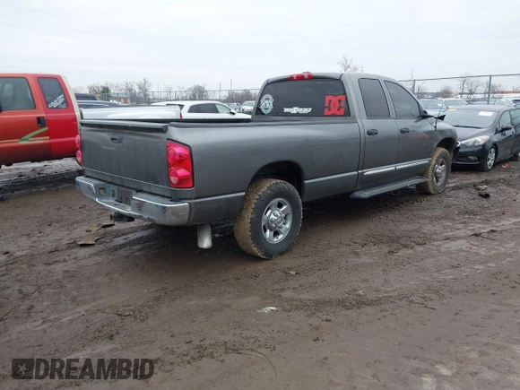 2007 Dodge 2500 SLT with VIN 3D7KR28AX7G833968, listed as a IAAI auction lot 41503866 with 172,958 mi miles and . Bid and sale history available at carsss.com. Image 4.