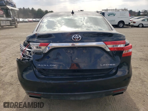 2013 Toyota Avalon XLE with VIN 4T1BK1EB8DU060623, listed as a Copart auction lot 50085975 with 172,665 mi miles and Salvage Title. Bid and sale history available at DreamBid. Image 6.