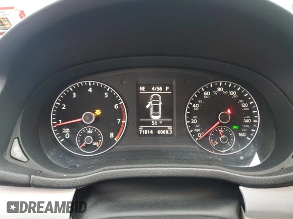 2013 Volkswagen Passat SE w/Sunroof & Nav with VIN 1VWBP7A36DC127911, listed as a Copart auction lot 83520534 with 71,814 mi miles and Salvage Title. Bid and sale history available at carsss.com. Image 9.