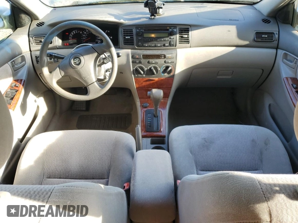 2005 Toyota Corolla CE with VIN 1NXBR32E25Z430410, listed as a Copart auction lot 55486515 with 212,319 mi miles and Clean Title. Bid and sale history available at DreamBid. Image 8.