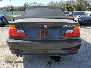 2001 BMW 3 Series 325Ci with VIN WBABS33481JY57601, listed as a Copart auction lot 43866775 with 110,650 mi miles and Salvage Title. Bid and sale history available at carsss.com. Image 6.