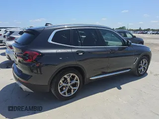 2024 BMW X3 sDrive30i with VIN 5UX43DP05R9X15031, listed as a Copart auction lot 56055855 with 17,094 mi miles and Clean Title. Bid and sale history available at DreamBid. Image 3.