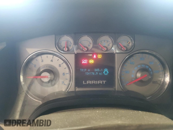 2010 Ford F-150 XL with VIN 1FTFW1EV2AFA49556, listed as a Copart auction lot 62286275 with 154,176 mi miles and Salvage title. Bid and sale history available at DreamBid. Image 9.
