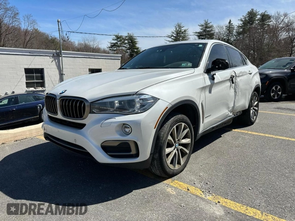 2017 BMW X6 xDrive35i z VIN 5UXKU2C52H0N85187, wystawiony jako Copart lot #52225565 z przebiegiem 97 566 mil mil oraz Czysty tytuł • Clean title. Historia ofert i sprzedaży dostępna na DreamBid. Obrazek 4.