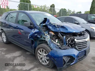 2023 Chevrolet Equinox LS with VIN 3GNAXHEG9PL170527, listed as a IAAI auction lot 42518147 with 35,716 mi miles and . Bid and sale history available at DreamBid. Image 1.