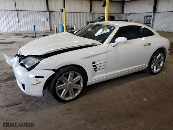 2004 Chrysler Crossfire with VIN 1C3AN69L14X000452, listed as a Copart auction lot 73599474 with 69,716 mi miles and Salvage Title. Bid and sale history available at carsss.com. Image 1.
