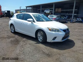 2015 Lexus CT 200h Hybrid with VIN JTHKD5BH2F2215467, listed as a IAAI auction lot 41624089 with 99,444 mi miles. Bid and sale history available at carsss.com. Image 1.