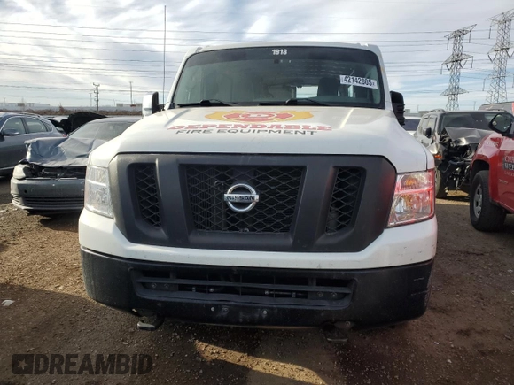 2018 Nissan NV SV with VIN 1N6AF0KY8JN805784, listed as a Copart auction lot 42142805 with 115,962 mi miles and Salvage Title. Bid and sale history available at carsss.com. Image 5.