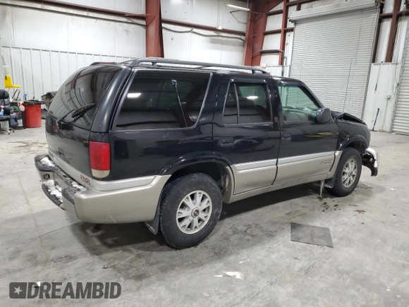 2001 GMC Jimmy SLE with VIN 1GKDT13WX12162484, listed as a Copart auction lot 46393385 with 0 mi miles and Salvage Title. Bid and sale history available at carsss.com. Image 3.