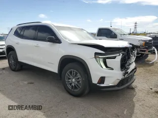 2025 GMC Acadia FWD Elevation z VIN 1GKENKRS2SJ117104, wystawiony jako Copart lot #56534325 z przebiegiem 6 025 mil mil oraz Szkoda całkowita • Salvage title. Historia ofert i sprzedaży dostępna na DreamBid. Obrazek 4.