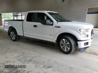 2017 Ford F-150 XL with VIN 1FTEX1EP6HFC30227, listed as a Copart auction lot 59262415 with 101,185 mi miles and Salvage title. Bid and sale history available at DreamBid. Image 4.