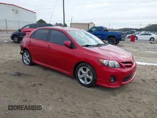 2013 Toyota Corolla L with VIN 5YFBU4EE4DP077572, listed as a IAAI auction lot 41353507 with 132,657 mi miles. Bid and sale history available at carsss.com. Image 1.