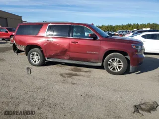 2017 Chevrolet Suburban LT with VIN 1GNSCHKC9HR160365, listed as a Copart auction lot 88454745 with 166,293 mi miles and Salvage Title. Bid and sale history available at carsss.com. Image 4.