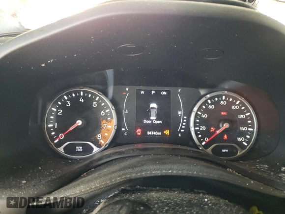 2018 Jeep Renegade Sport with VIN ZACCJBAB9JPH69257, listed as a Copart auction lot 47996115 with 94,740 mi miles and Salvage Title. Bid and sale history available at DreamBid. Image 9.