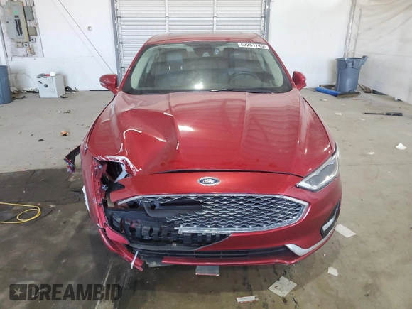 2020 Ford Fusion Titanium with VIN 3FA6P0D98LR107595, listed as a Copart auction lot 62261745 with 102,683 mi miles and Clean title. Bid and sale history available at DreamBid. Image 5.