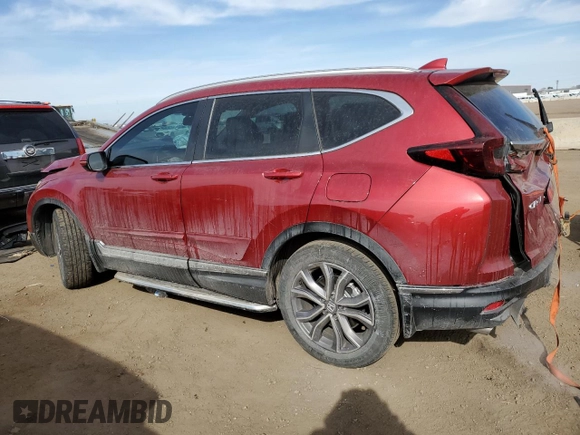 2022 Honda CR-V Touring with VIN 7FARW2H93NE026545, listed as a Copart auction lot 44416765 with 30,843 mi miles and Salvage Title. Bid and sale history available at carsss.com. Image 2.