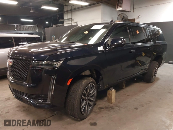 2022 Cadillac Escalade ESV Sport Platinum with VIN 1GYS4RKL4NR244529, listed as a IAAI auction lot 41071149 with 50,641 mi miles and . Bid and sale history available at DreamBid. Image 2.