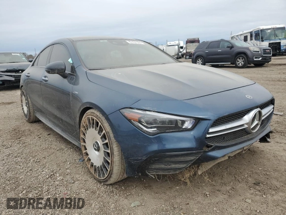 2020 Mercedes-Benz CLA with VIN WDD5J5BB8LN066534, listed as a Copart auction lot 87431524 with 54,980 mi miles and Salvage Title. Bid and sale history available at carsss.com. Image 4.