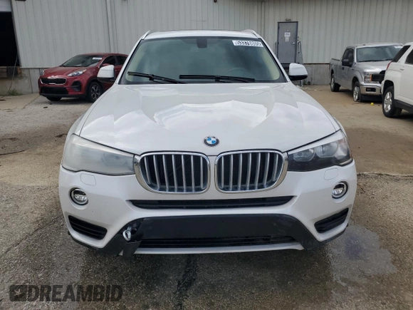 2017 BMW X3 xDrive28i z VIN 5UXWX9C58H0T09176, wystawiony jako Copart lot #53378805 z przebiegiem 116 503 mil mil oraz Czysty tytuł • Clean title. Historia ofert i sprzedaży dostępna na DreamBid. Obrazek 5.