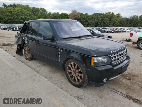 2012 Land Rover Range Rover SC with VIN SALMF1E44CA377469, listed as a Copart auction lot 71765504 with 96,648 mi miles and Salvage title. Bid and sale history available at DreamBid. Image 4.