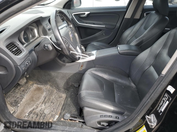 2015 Volvo S60 T5 Platinum with VIN YV1612TM5F1341358, listed as a Copart auction lot 46042365 with 0 mi miles and Salvage Title. Bid and sale history available at carsss.com. Image 7.