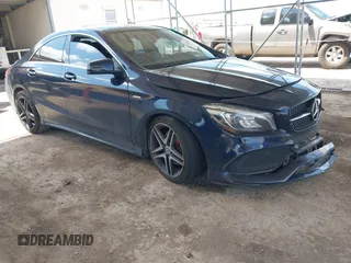 2018 Mercedes-Benz CLA 250 with VIN WDDSJ4EB7JN638005, listed as a IAAI auction lot 42363579 with 72,264 mi miles and . Bid and sale history available at DreamBid. Image 1.