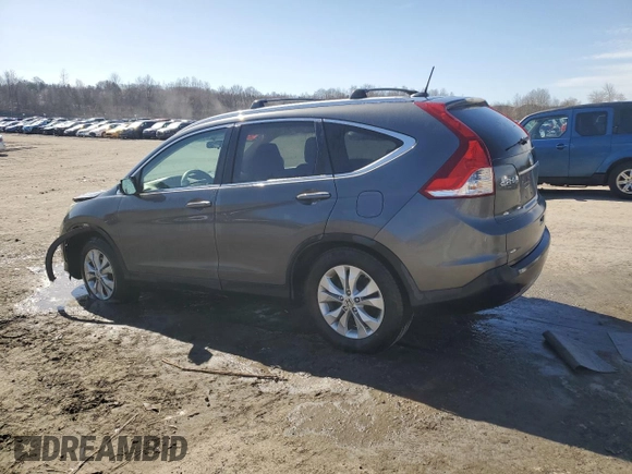 2013 Honda CR-V EX-L with VIN 2HKRM4H74DH621318, listed as a Copart auction lot 49602965 with 213,407 mi miles and Salvage Title. Bid and sale history available at carsss.com. Image 2.