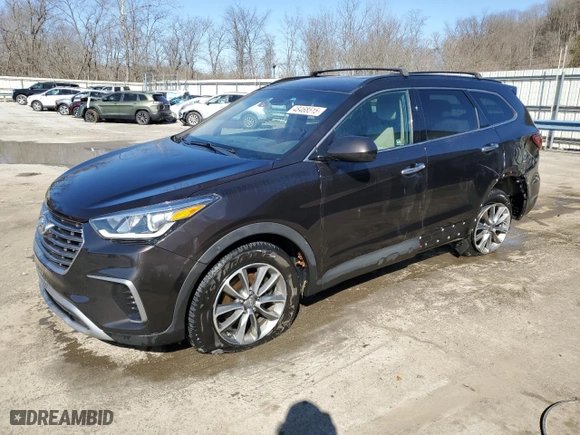 2017 Hyundai Santa Fe SE with VIN KM8SMDHF5HU225155, listed as a Copart auction lot 48468515 with 174,769 mi miles and Salvage Title. Bid and sale history available at carsss.com. Image 1.