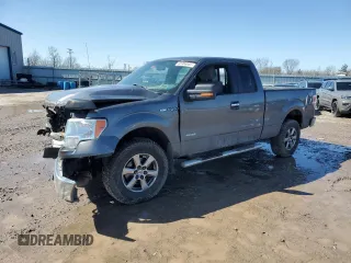 2012 Ford F-150 XL with VIN 1FTFX1ET0CFC14924, listed as a Copart auction lot 48986885 with 255,961 mi miles and Salvage Title. Bid and sale history available at carsss.com. Image 1.