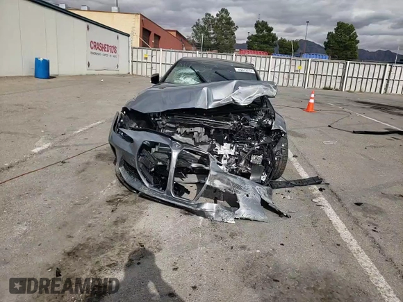 2024 BMW M3 Competition with VIN WBS33AY05RFS22907, listed as a Copart auction lot 70072274 with 5,323 mi miles and Salvage title. Bid and sale history available at DreamBid. Image 11.