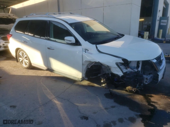 2020 Nissan Pathfinder S with VIN 5N1DR2AN6LC639625, listed as a Copart auction lot 41271424 with 24,185 mi miles and Salvage Title. Bid and sale history available at carsss.com. Image 4.