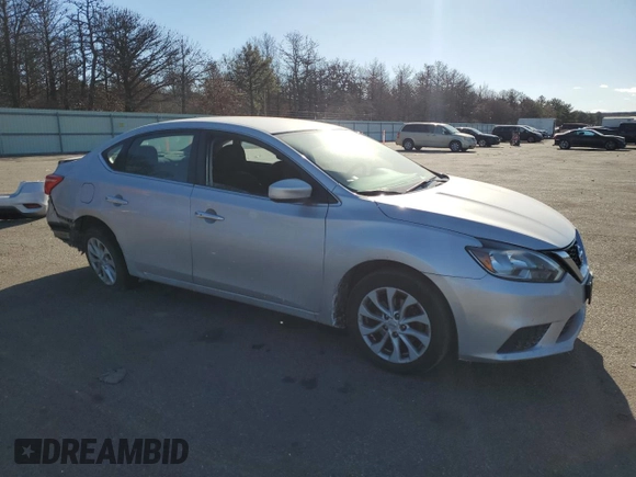 2019 Nissan Sentra SV with VIN 3N1AB7AP7KY447956, listed as a Copart auction lot 43053565 with 128,135 mi miles and Non Repairable. Bid and sale history available at DreamBid. Image 4.
