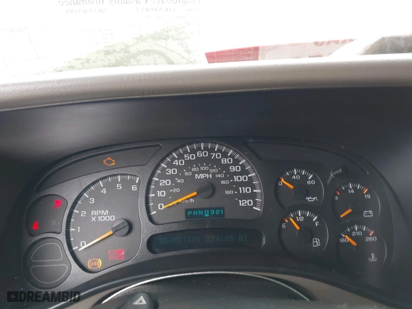2006 Chevrolet Silverado 1500 LS with VIN 1GCEC19V66Z217817, listed as a IAAI auction lot 41924306 with 274,685 mi miles. Bid and sale history available at carsss.com. Image 7.
