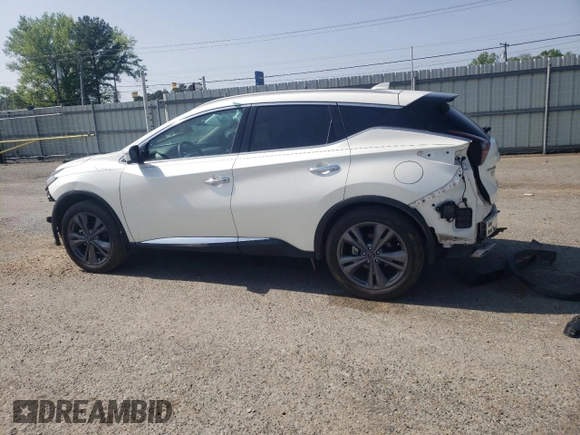 2023 Nissan Murano Platinum z VIN 5N1AZ2DJ3PC114829, wystawiony jako Copart lot #51011075 z przebiegiem 60 729 mil mil oraz Szkoda całkowita • Salvage title. Historia ofert i sprzedaży dostępna na DreamBid. Obrazek 2.