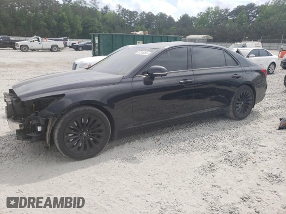 2017 Genesis G90 Premium z VIN KMHG34JA4HU028002, wystawiony jako Copart lot #54210265 z przebiegiem 161 194 mil mil oraz Szkody całkowita. Historia ofert i sprzedaży dostępna na DreamBid. Obrazek 1.