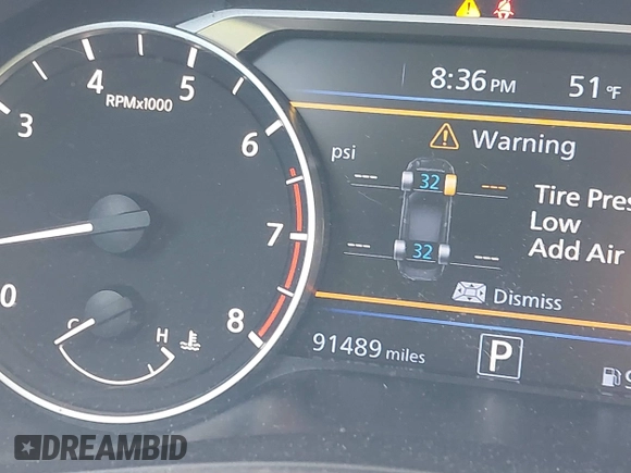 2020 Nissan Altima S z VIN 1N4BL4BV6LC247273, wystawiony jako IAAI lot #41877548 z przebiegiem 91 489 mil mil oraz . Historia ofert i sprzedaży dostępna na DreamBid. Obrazek 7.