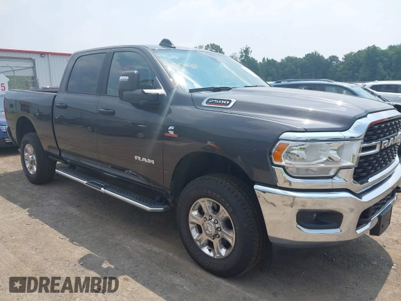 2024 Ram 2500 Big Horn with VIN 3C6UR5DL5RG266607, listed as a IAAI auction lot 42710651 with 5,333 mi miles and . Bid and sale history available at DreamBid. Image 1.