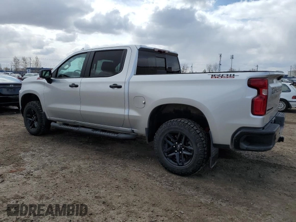 2021 Chevrolet Silverado 1500 LT Trail Boss with VIN 3GCPYFEL2MG130876, listed as a Copart auction lot 53039345 with 23,099 mi miles and Salvage Title. Bid and sale history available at DreamBid. Image 2.