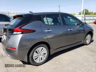2025 Nissan LEAF S with VIN 1N4AZ1BVXSC558258, listed as a Copart auction lot 74241364 with 939 mi miles and Salvage Title. Bid and sale history available at carsss.com. Image 3.