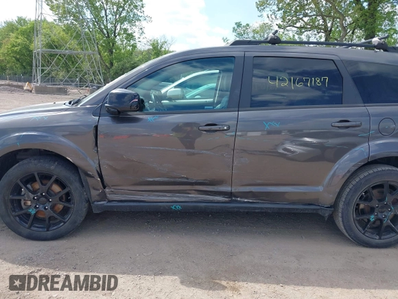 2017 Dodge Journey GT with VIN 3C4PDDEG5HT696451, listed as a IAAI auction lot 42167187 with 82,728 mi miles and . Bid and sale history available at DreamBid. Image 14.