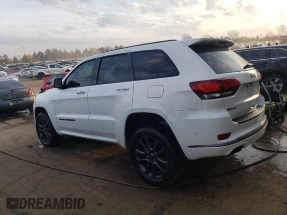 2019 Jeep Grand Cherokee Overland with VIN 1C4RJFCT7KC539942, listed as a Copart auction lot 78011204 with 101,450 mi miles and Salvage Title. Bid and sale history available at carsss.com. Image 2.