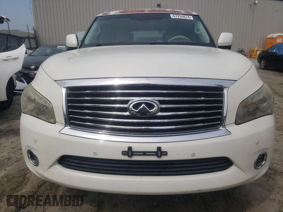 2013 Infiniti QX56 with VIN JN8AZ2NF2D9550468, listed as a Copart auction lot 67254674 with 138,193 mi miles and Clean Title. Bid and sale history available at carsss.com. Image 5.