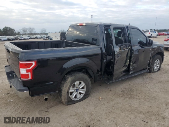 2019 Ford F-150 XL with VIN 1FTEW1C48KKC40459, listed as a Copart auction lot 43650535 with 106,767 mi miles and Salvage Title. Bid and sale history available at DreamBid. Image 3.