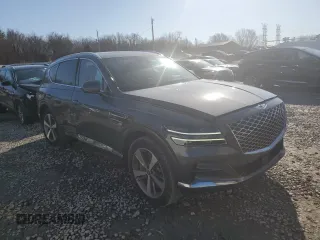 2023 Genesis GV80 z VIN KMUHBDSB9PU124092, wystawiony jako Copart lot #88873665 z przebiegiem 20 851 mil mil oraz Szkoda całkowita • Salvage title. Historia ofert i sprzedaży dostępna na DreamBid. Obrazek 4.