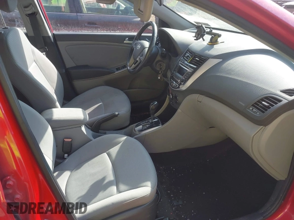 2015 Hyundai Accent Sport with VIN KMHCU5AE5FU200846, listed as a IAAI auction lot 41758805 with 84,987 mi miles. Bid and sale history available at carsss.com. Image 5.