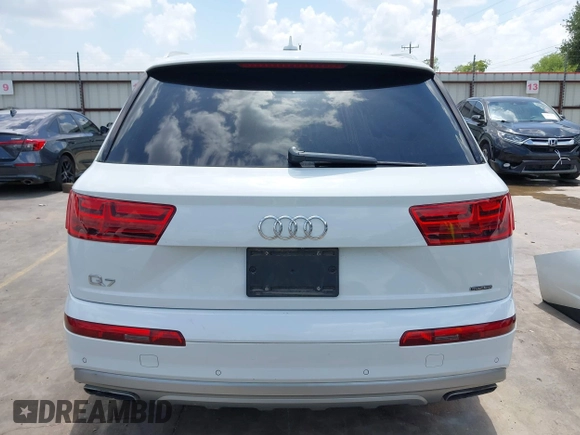 2017 Audi Q7 Premium Plus with VIN WA1LHAF79HD037532, listed as a IAAI auction lot 42549373 with 50,076 mi miles and . Bid and sale history available at DreamBid. Image 17.