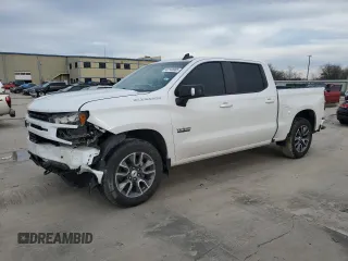 2021 Chevrolet Silverado 1500 RST with VIN 3GCPWDED5MG154964, listed as a Copart auction lot 43140085 with 0 mi miles and Salvage Title. Bid and sale history available at carsss.com. Image 1.