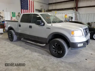 2005 Ford F-150 XLT with VIN 1FTPW14585KD49122, listed as a Copart auction lot 49312163 with 197,995 mi miles and Salvage Title. Bid and sale history available at carsss.com. Image 4.