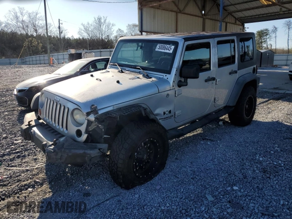 2009 Jeep Wrangler Unlimited X with VIN 1J4GA39179L756228, listed as a Copart auction lot 50086445 with 158,274 mi miles and Salvage Title. Bid and sale history available at carsss.com. Image 1.